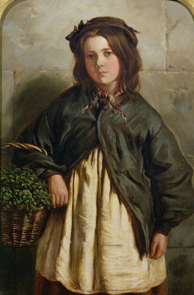 Watercress Girl, 1867 by Frederick Ifold